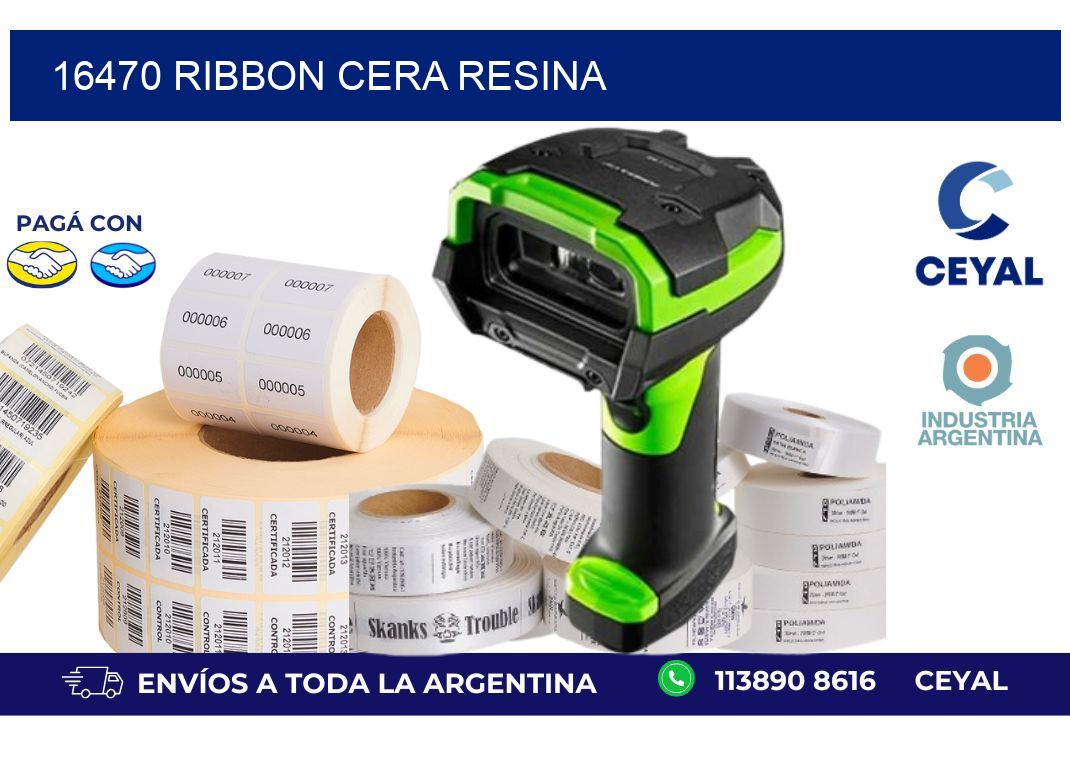 16470 ribbon cera resina