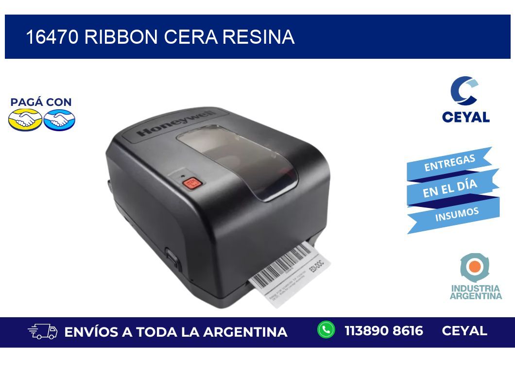 16470 ribbon cera resina