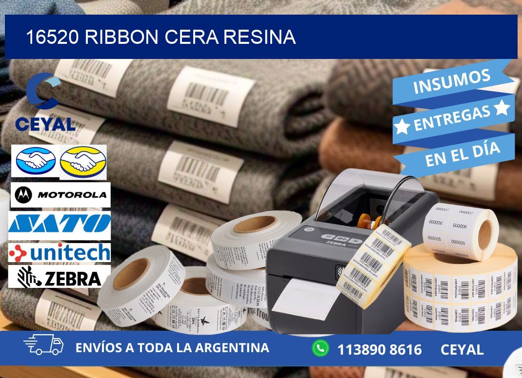 16520 ribbon cera resina
