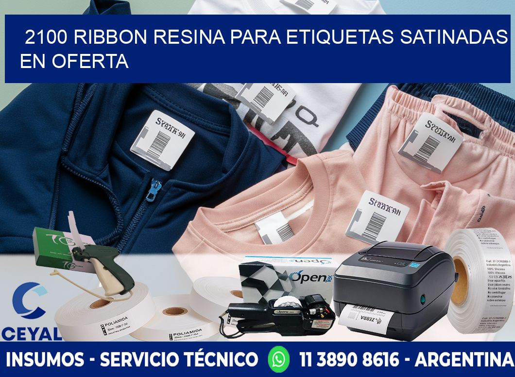 2100 ribbon resina para etiquetas satinadas en oferta