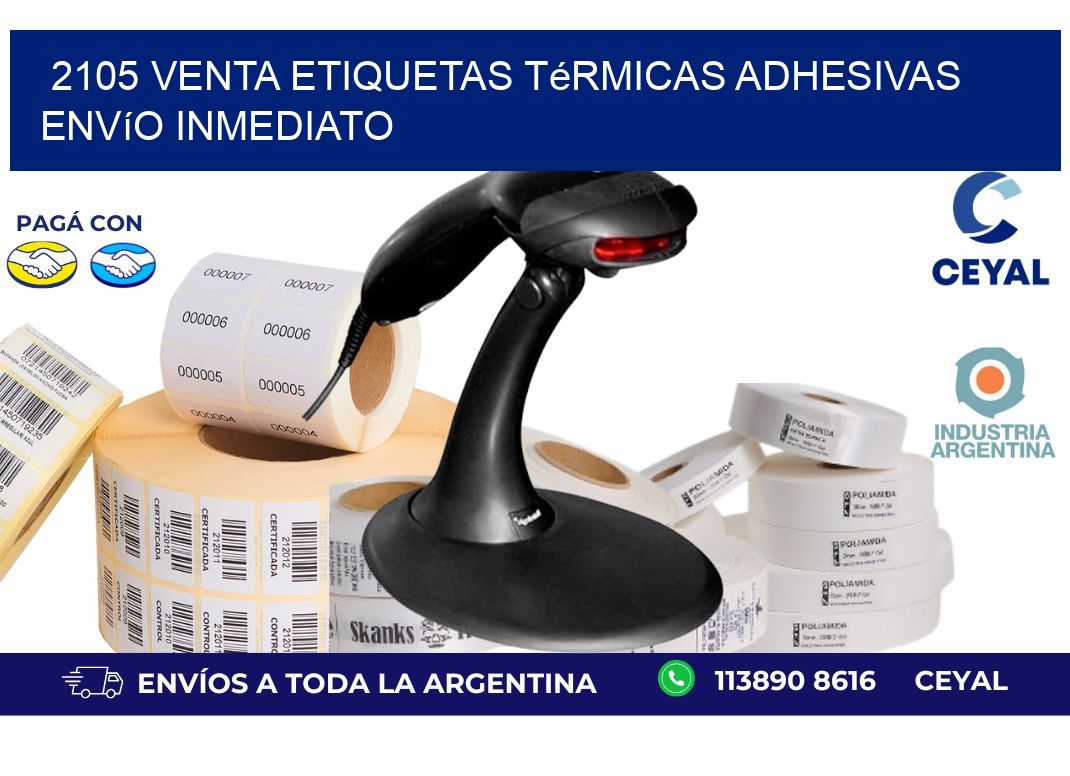 2105 venta etiquetas térmicas adhesivas envío inmediato