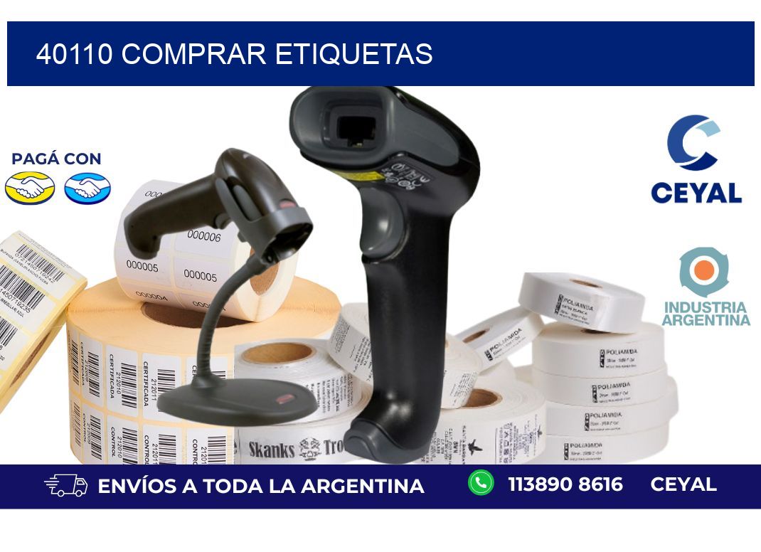 40110 comprar etiquetas