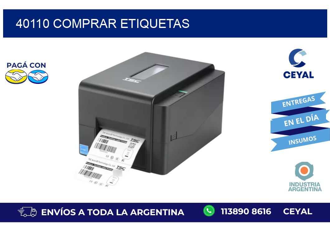 40110 comprar etiquetas