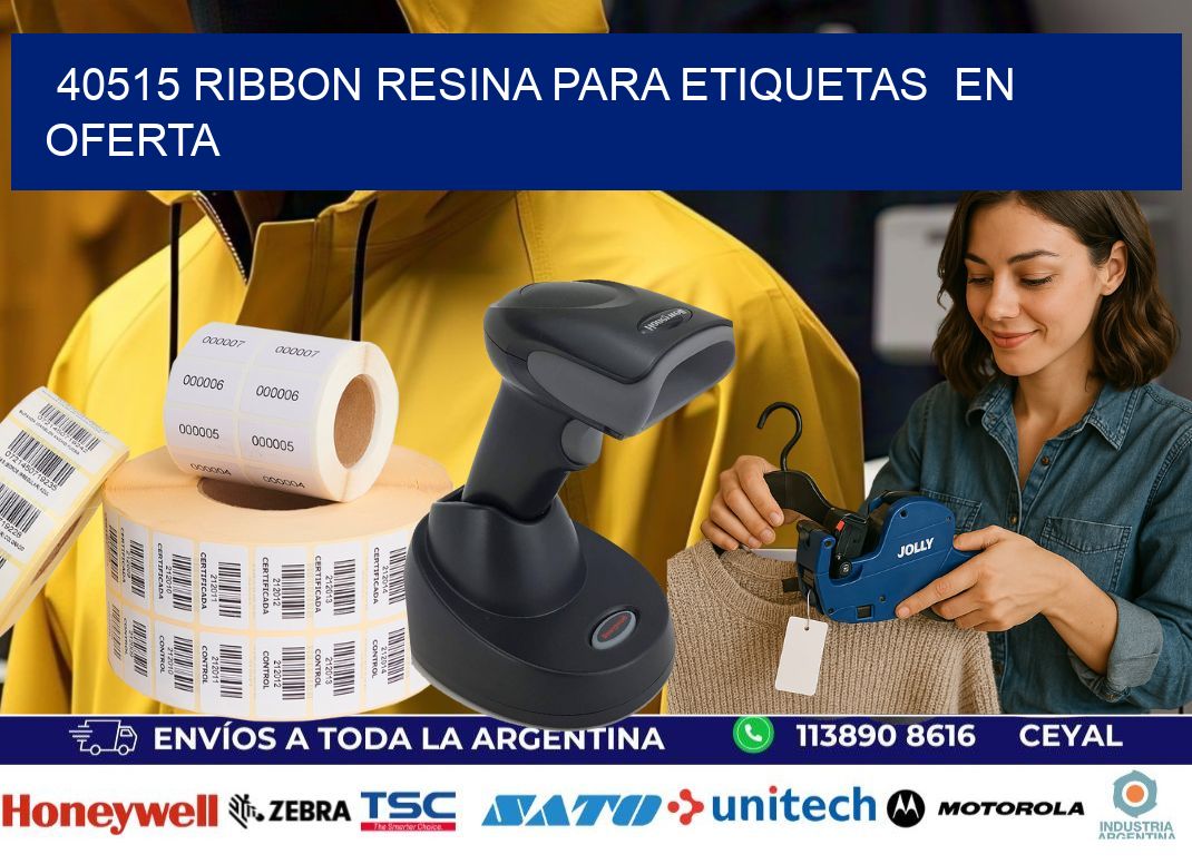 40515 ribbon resina para etiquetas  en oferta