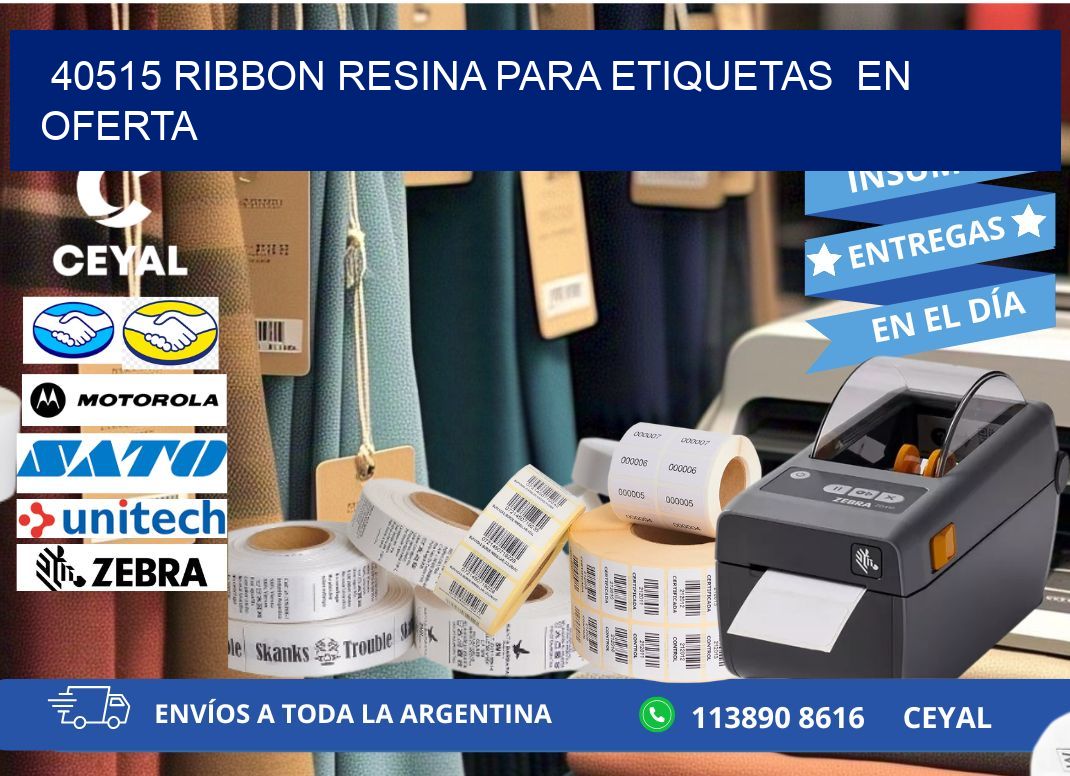 40515 ribbon resina para etiquetas  en oferta