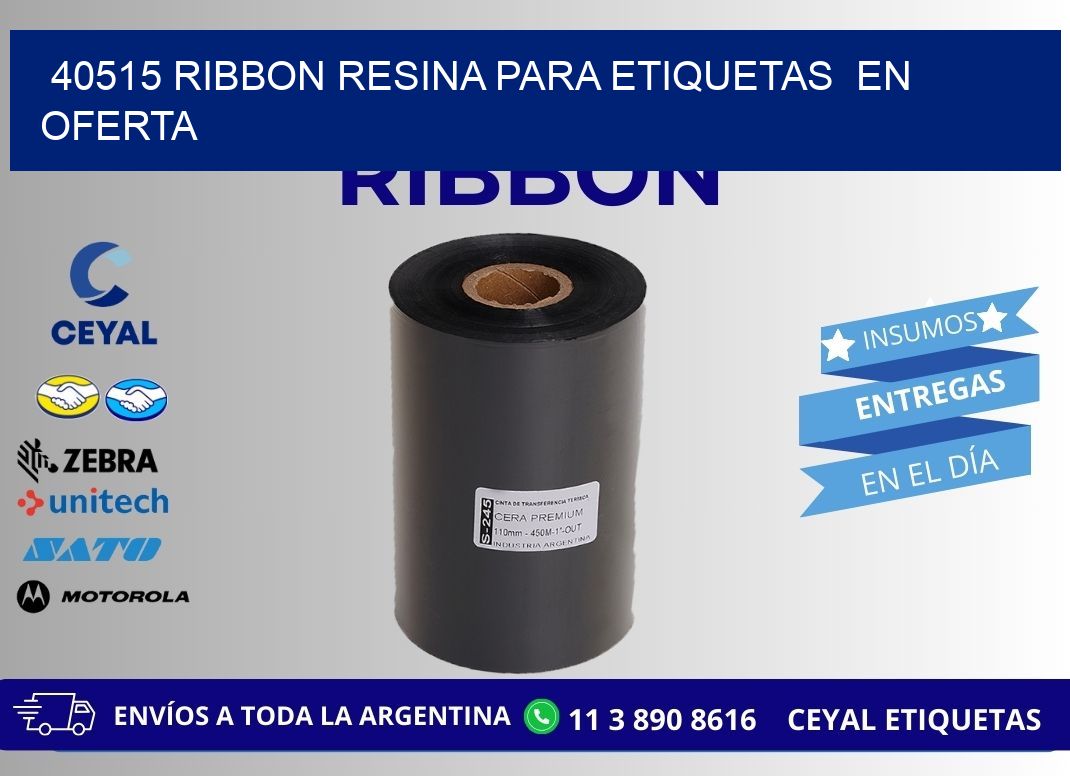 40515 ribbon resina para etiquetas  en oferta