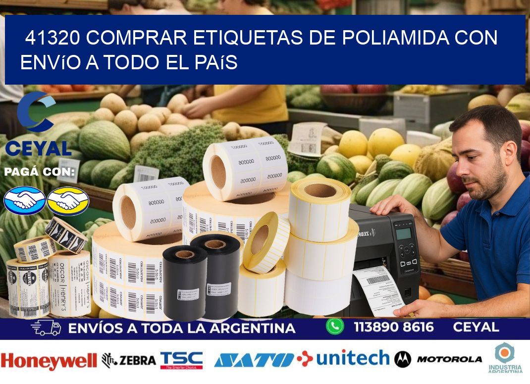 41320 comprar etiquetas de poliamida con envío a todo el país