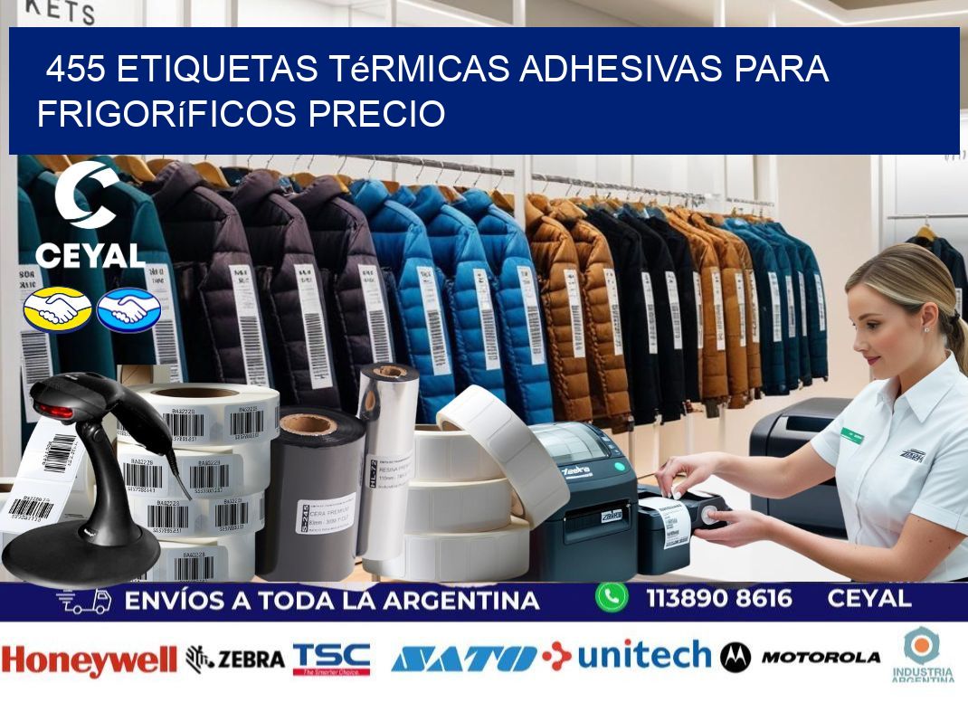 455 etiquetas térmicas adhesivas para frigoríficos precio