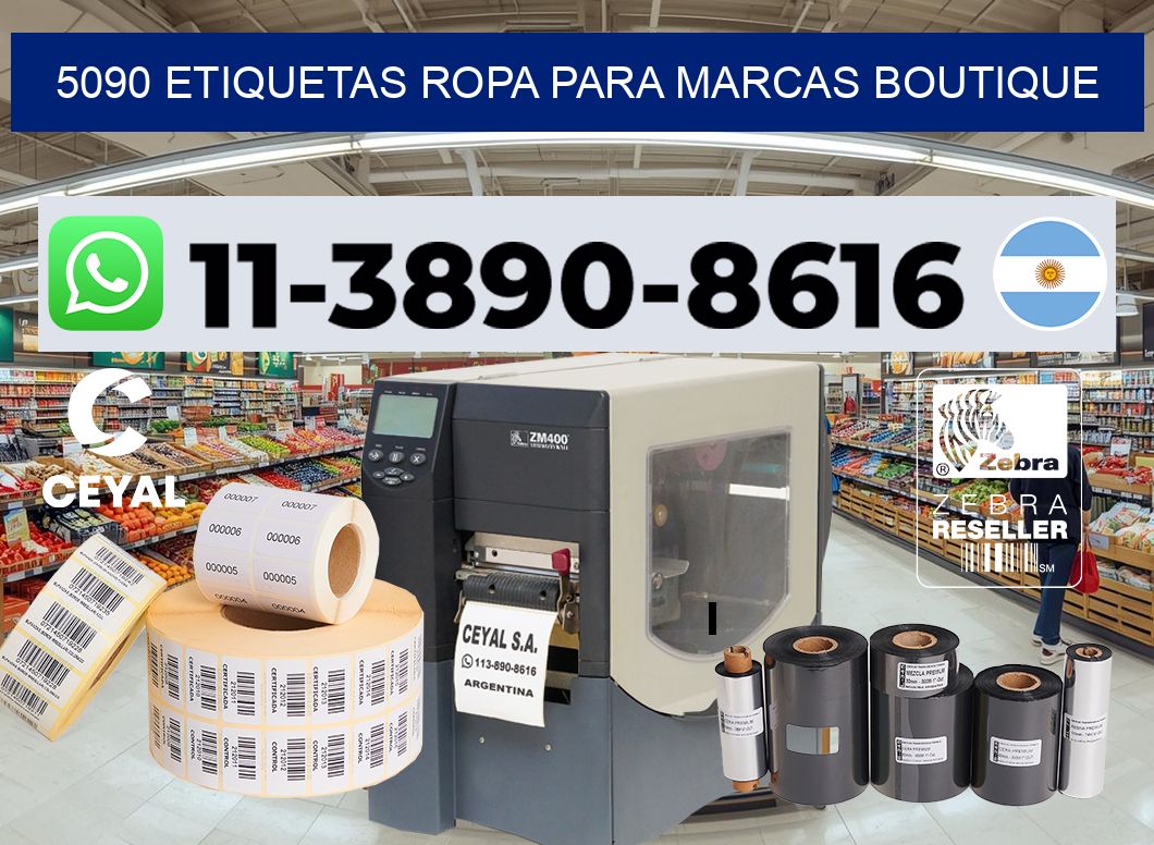 5090 Etiquetas ropa para marcas boutique