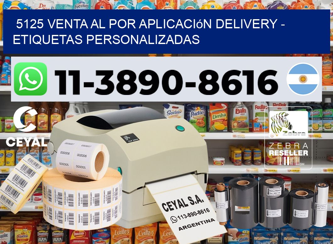 5125 Venta al Por Aplicación delivery – Etiquetas Personalizadas