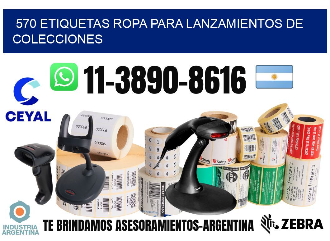 570 Etiquetas ropa para lanzamientos de colecciones