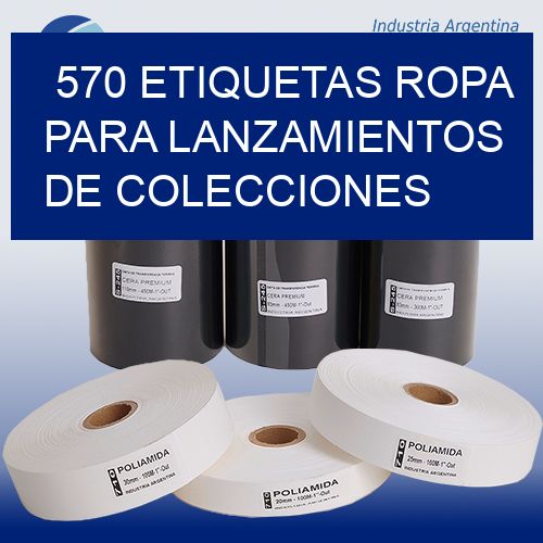 570 Etiquetas ropa para lanzamientos de colecciones