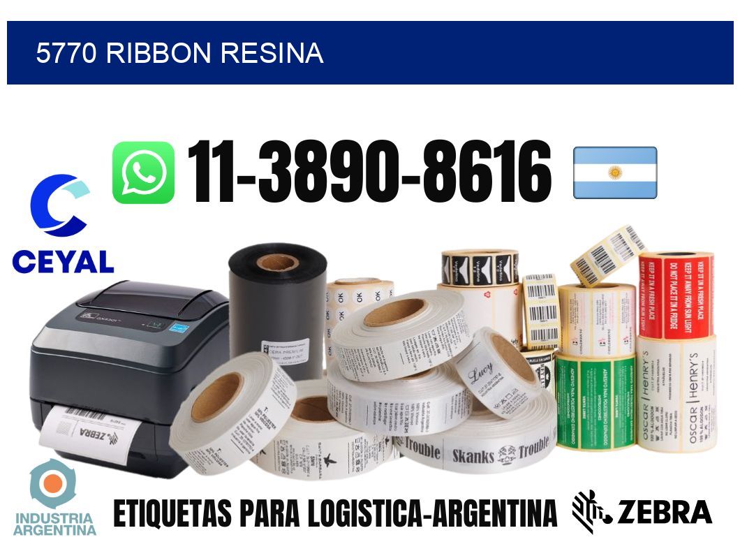 5770 ribbon resina