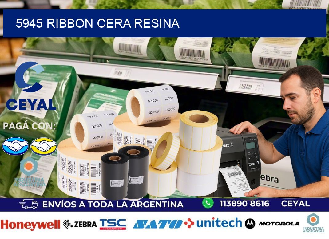 5945 ribbon cera resina
