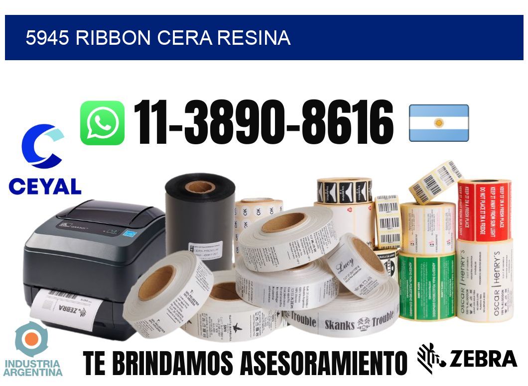5945 ribbon cera resina