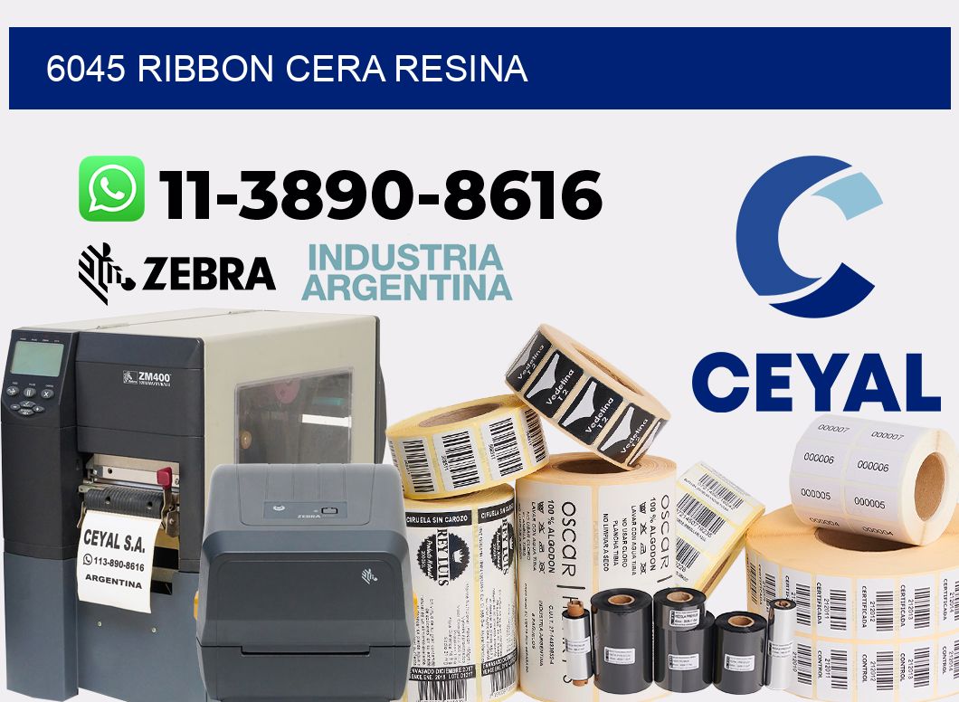6045 ribbon cera resina