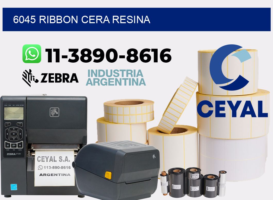 6045 ribbon cera resina
