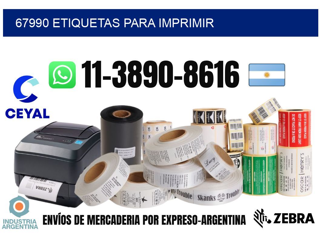 67990 etiquetas para imprimir