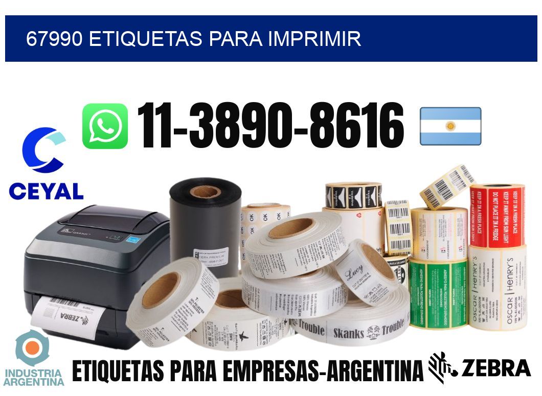 67990 etiquetas para imprimir