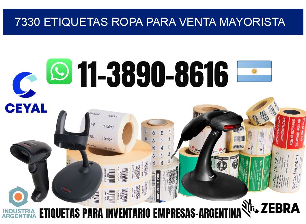 7330 Etiquetas ropa para venta mayorista