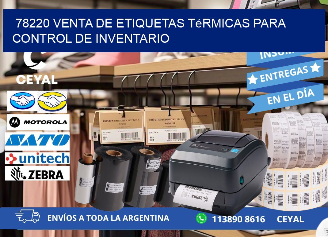 78220 venta de etiquetas térmicas para control de inventario
