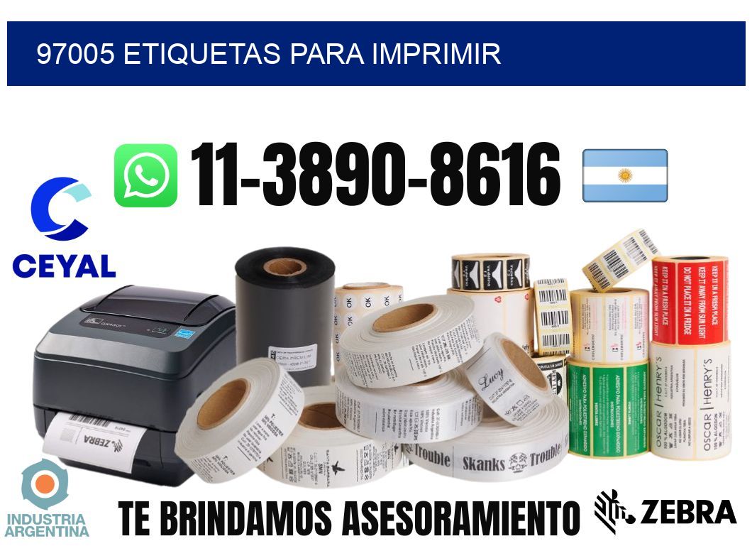 97005 etiquetas para imprimir