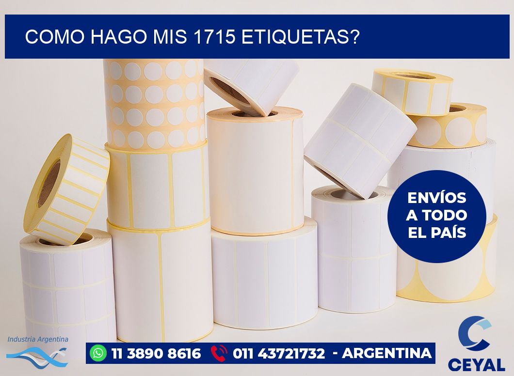como hago mis 1715 etiquetas?