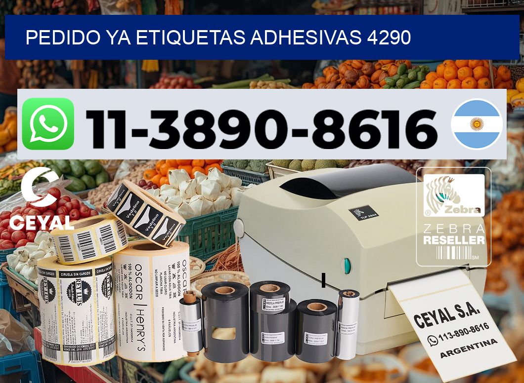 pedido ya etiquetas adhesivas 4290