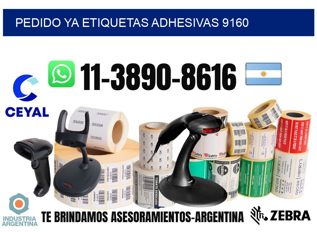 pedido ya etiquetas adhesivas 9160