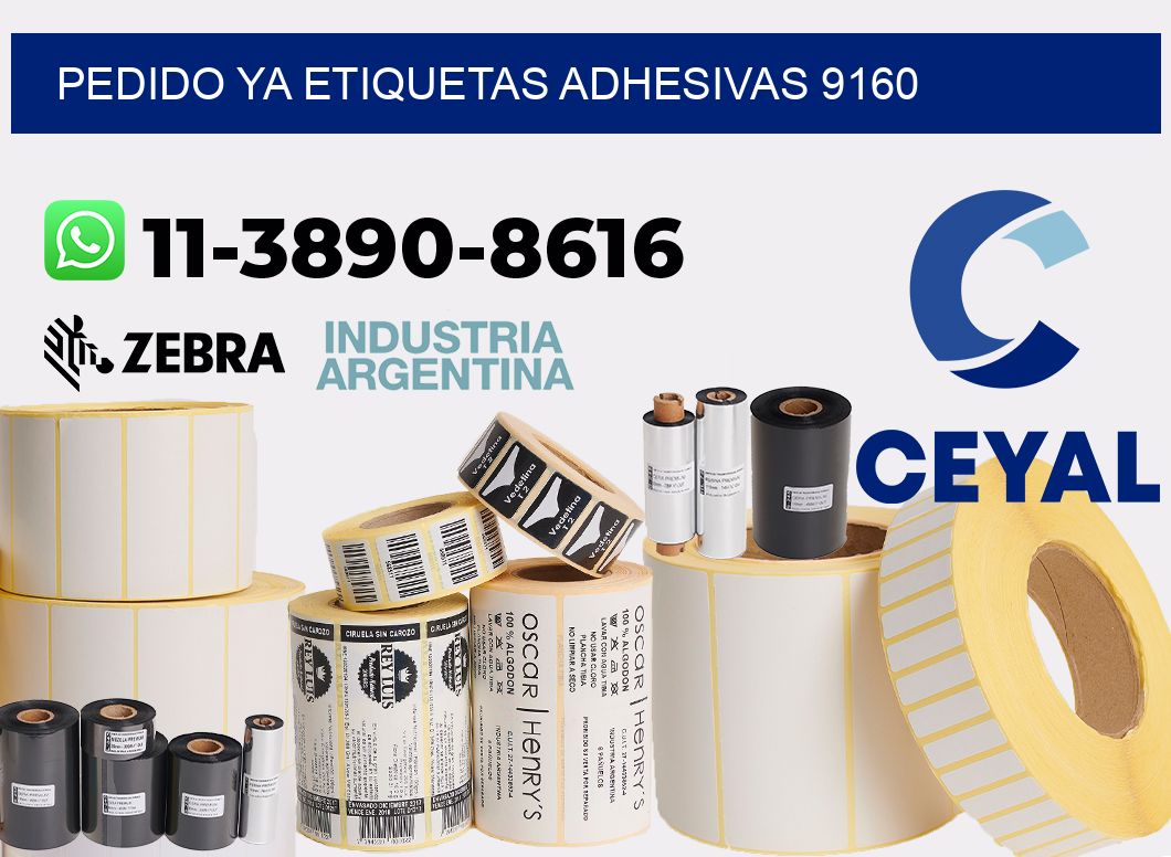 pedido ya etiquetas adhesivas 9160