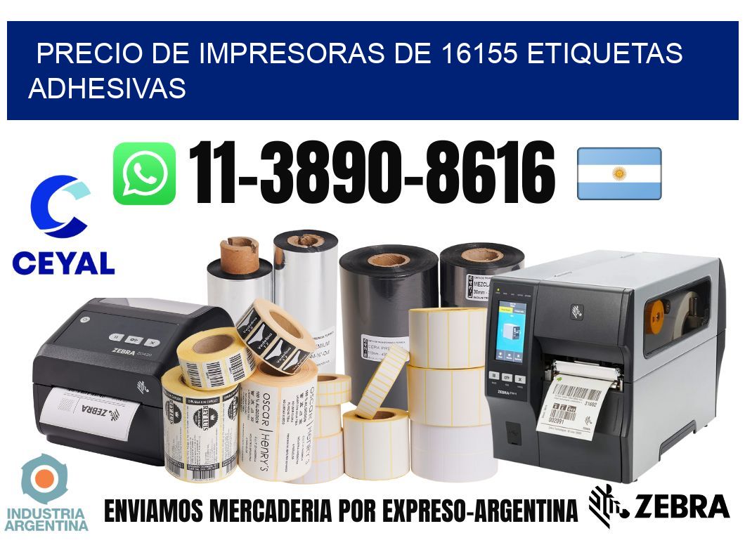 precio de impresoras de 16155 etiquetas adhesivas