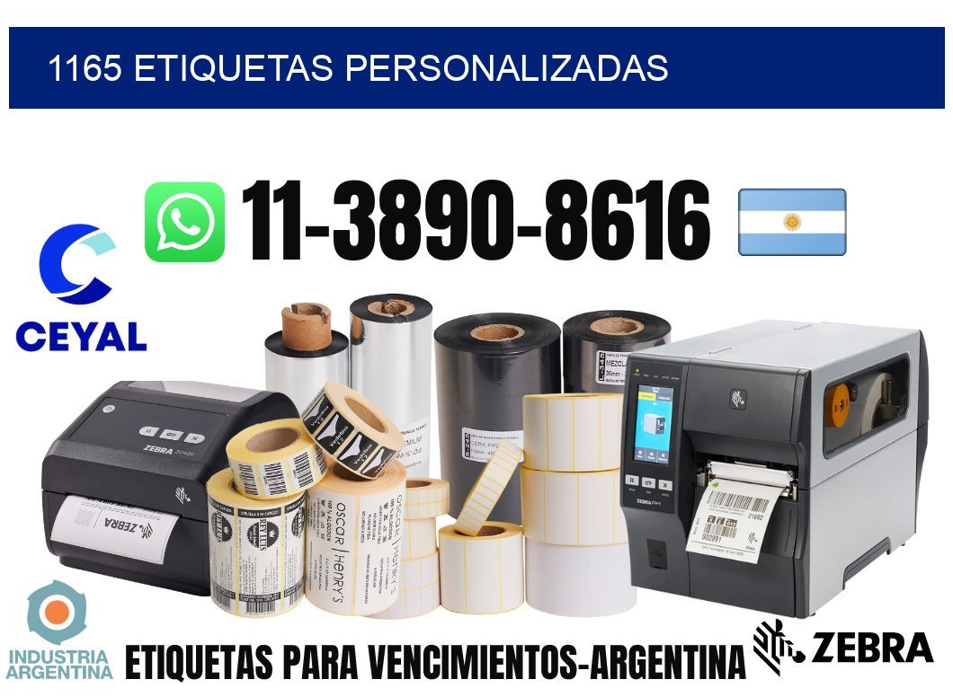 1165 etiquetas personalizadas