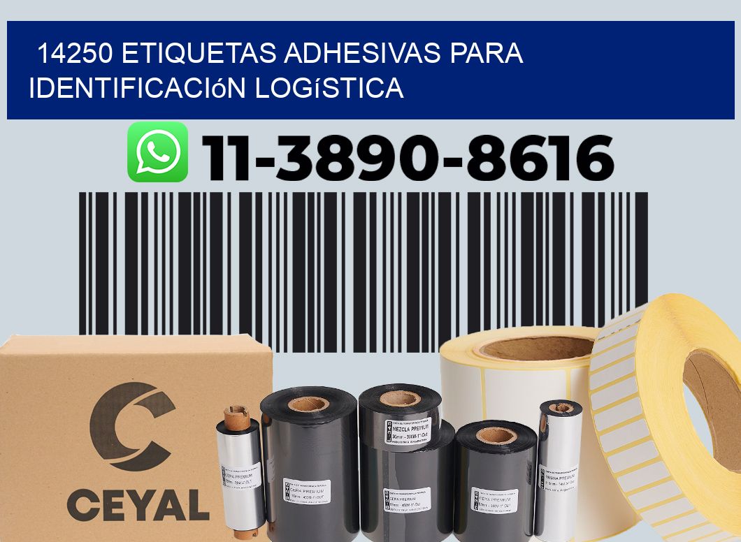 14250 Etiquetas adhesivas para identificación logística