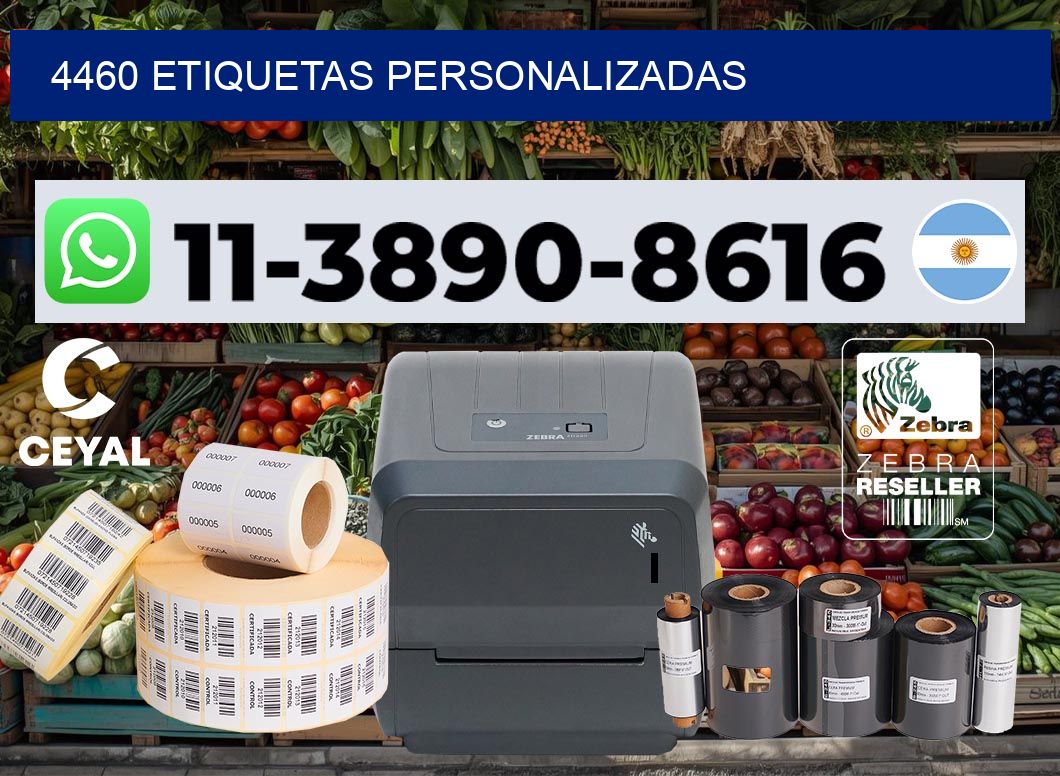 4460 etiquetas personalizadas