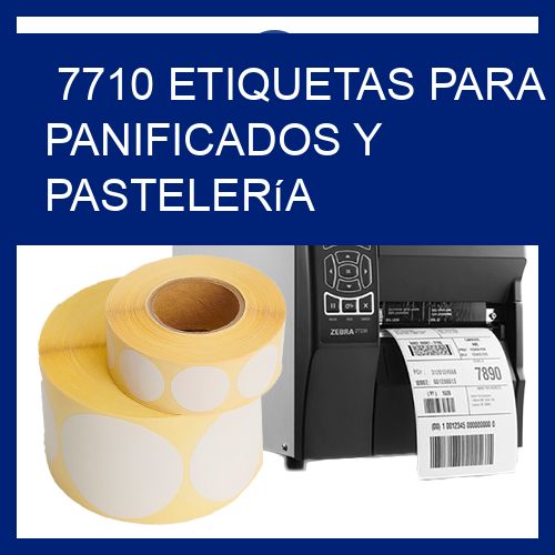 7710 Etiquetas para panificados y pastelería