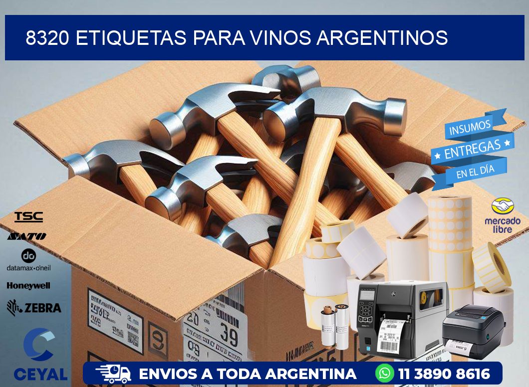 8320 Etiquetas para vinos argentinos