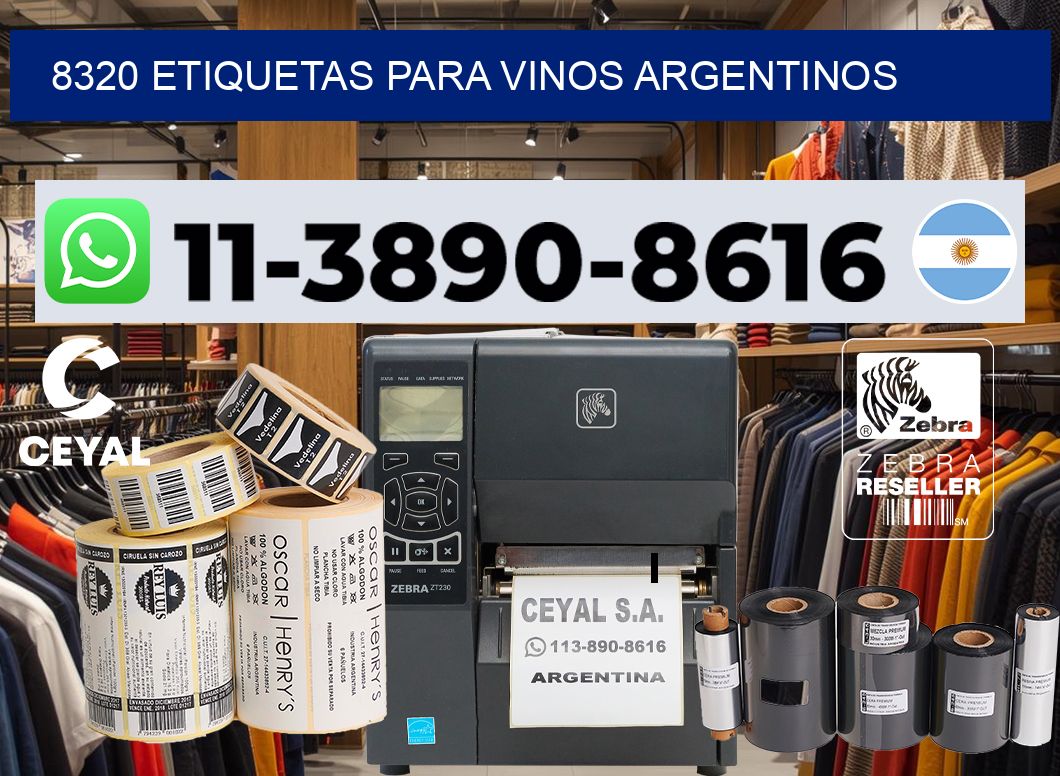 8320 Etiquetas para vinos argentinos