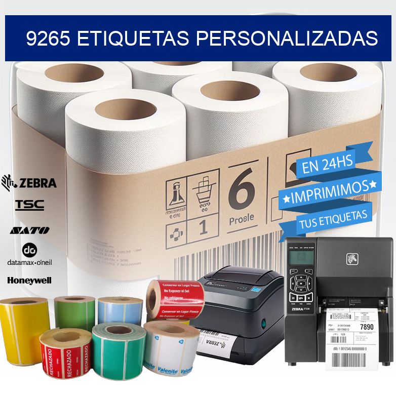 9265 etiquetas personalizadas