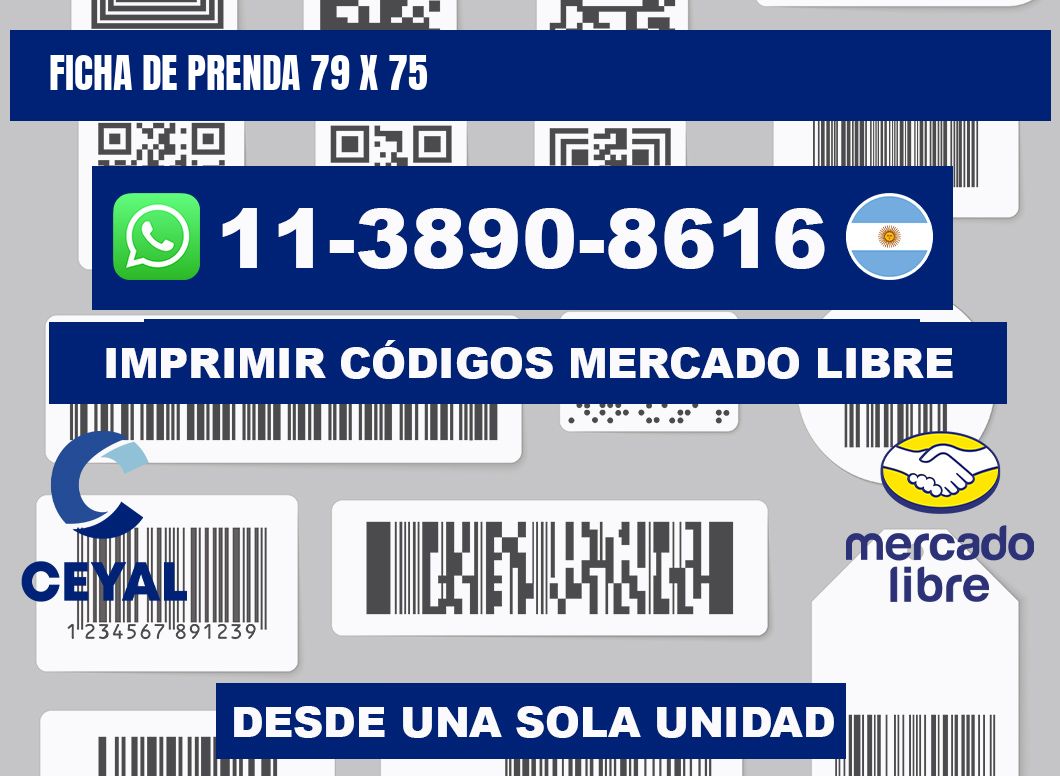 Ficha de prenda 79 x 75