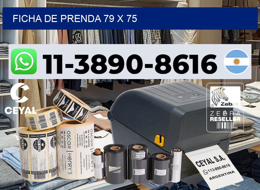 Ficha de prenda 79 x 75