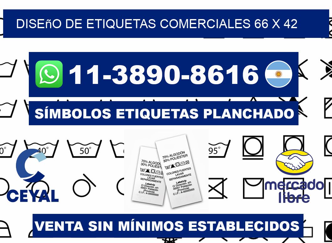 diseño de etiquetas comerciales 66 x 42