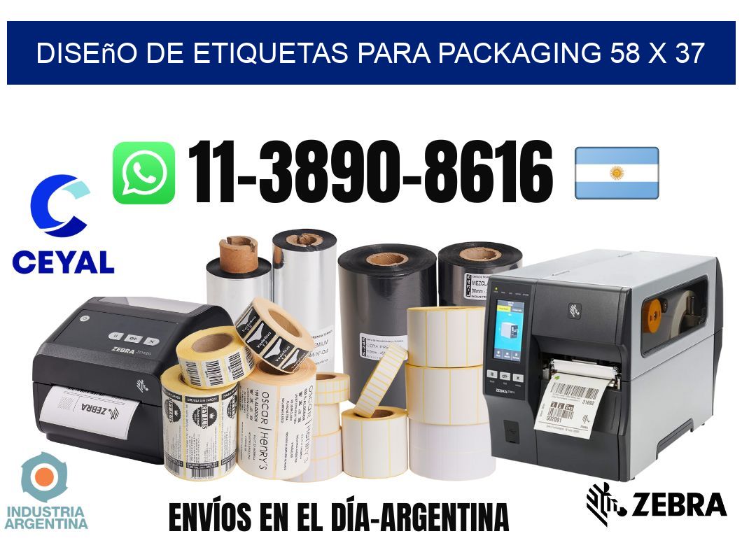 diseño de etiquetas para packaging 58 x 37