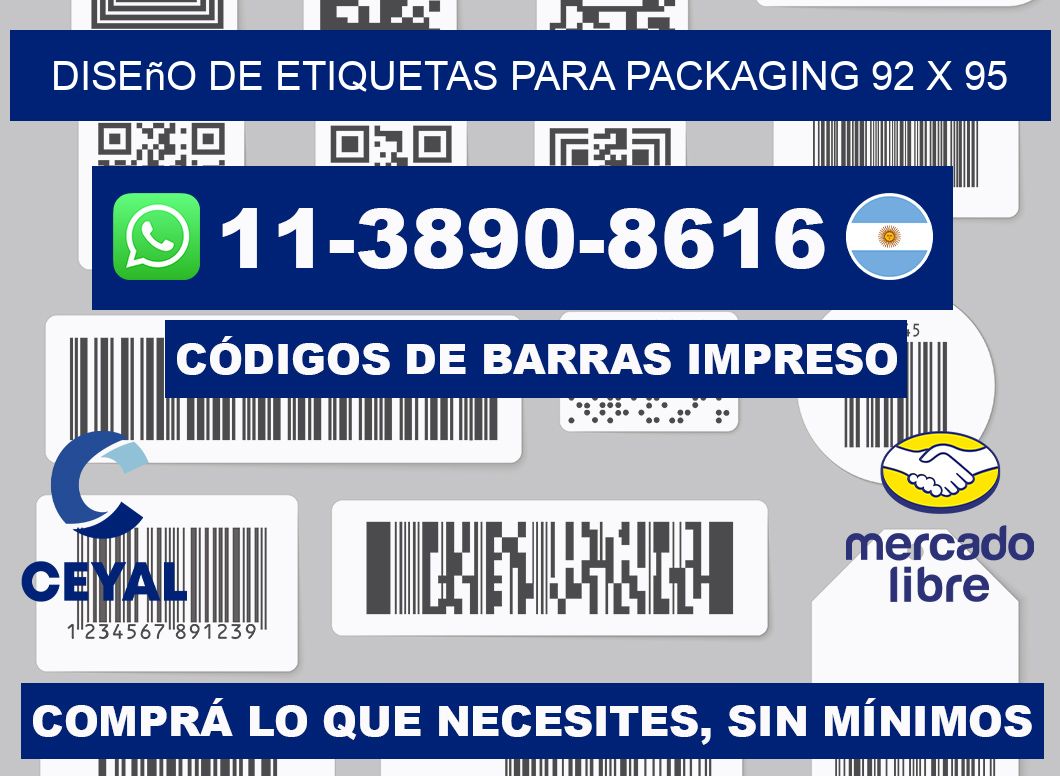 diseño de etiquetas para packaging 92 x 95