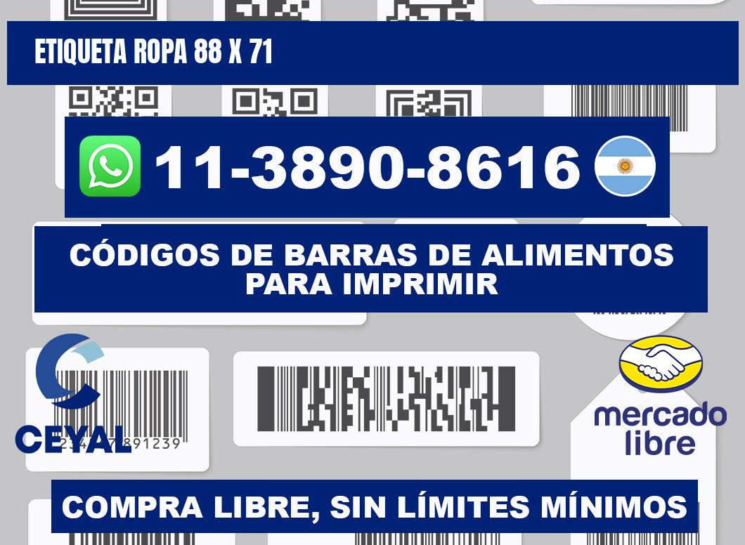 etiqueta ropa 88 x 71