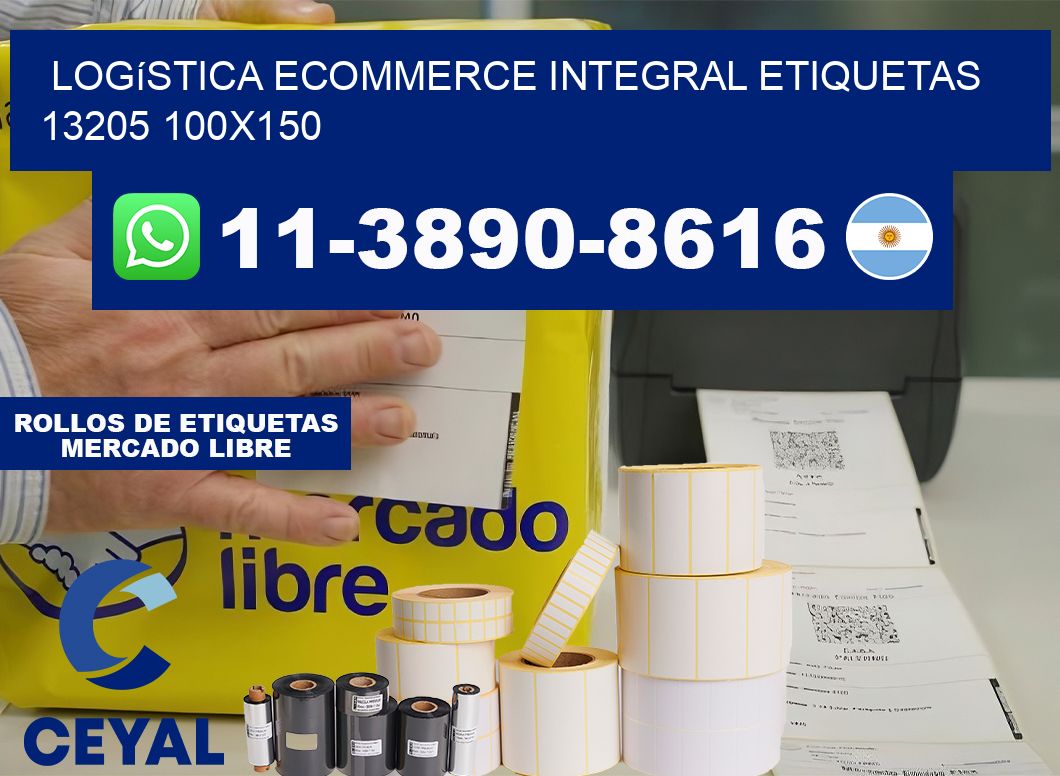 Logística ecommerce integral etiquetas 13205 100×150