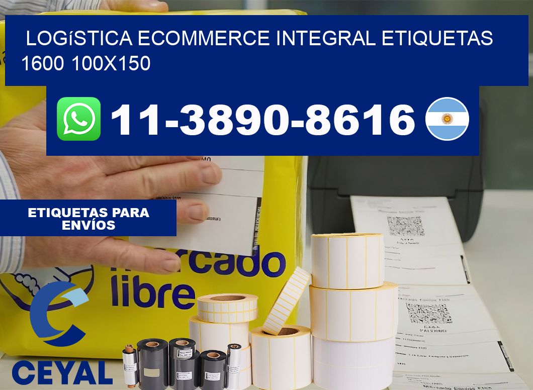 Logística ecommerce integral etiquetas 1600 100×150