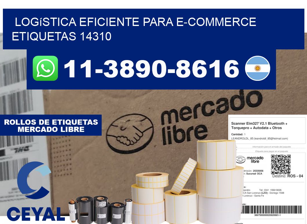 Logística eficiente para e-commerce  etiquetas 14310