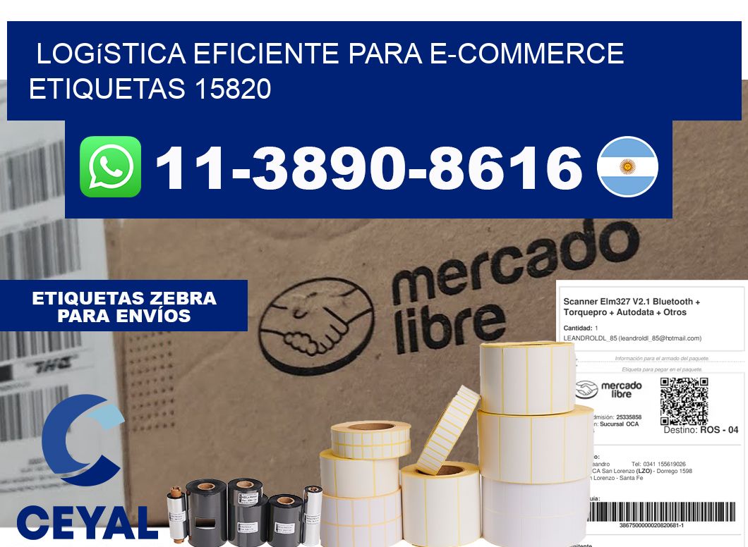Logística eficiente para e-commerce  etiquetas 15820