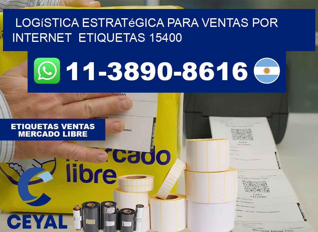 Logística estratégica para ventas por internet  etiquetas 15400