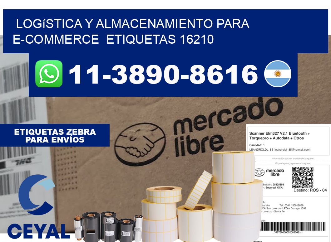 Logística y almacenamiento para e-commerce  etiquetas 16210